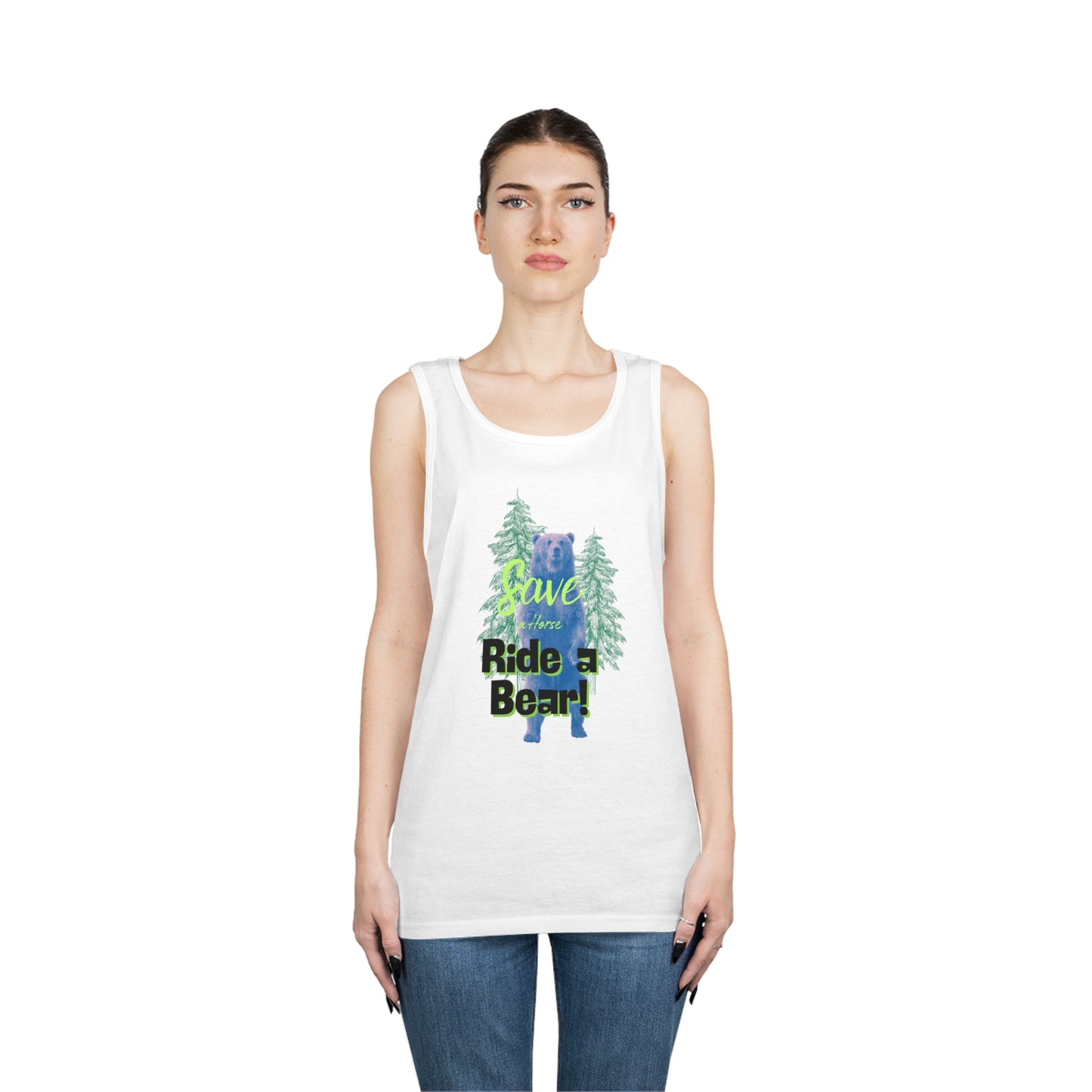 Ride a Bear - Cotton Tank Top