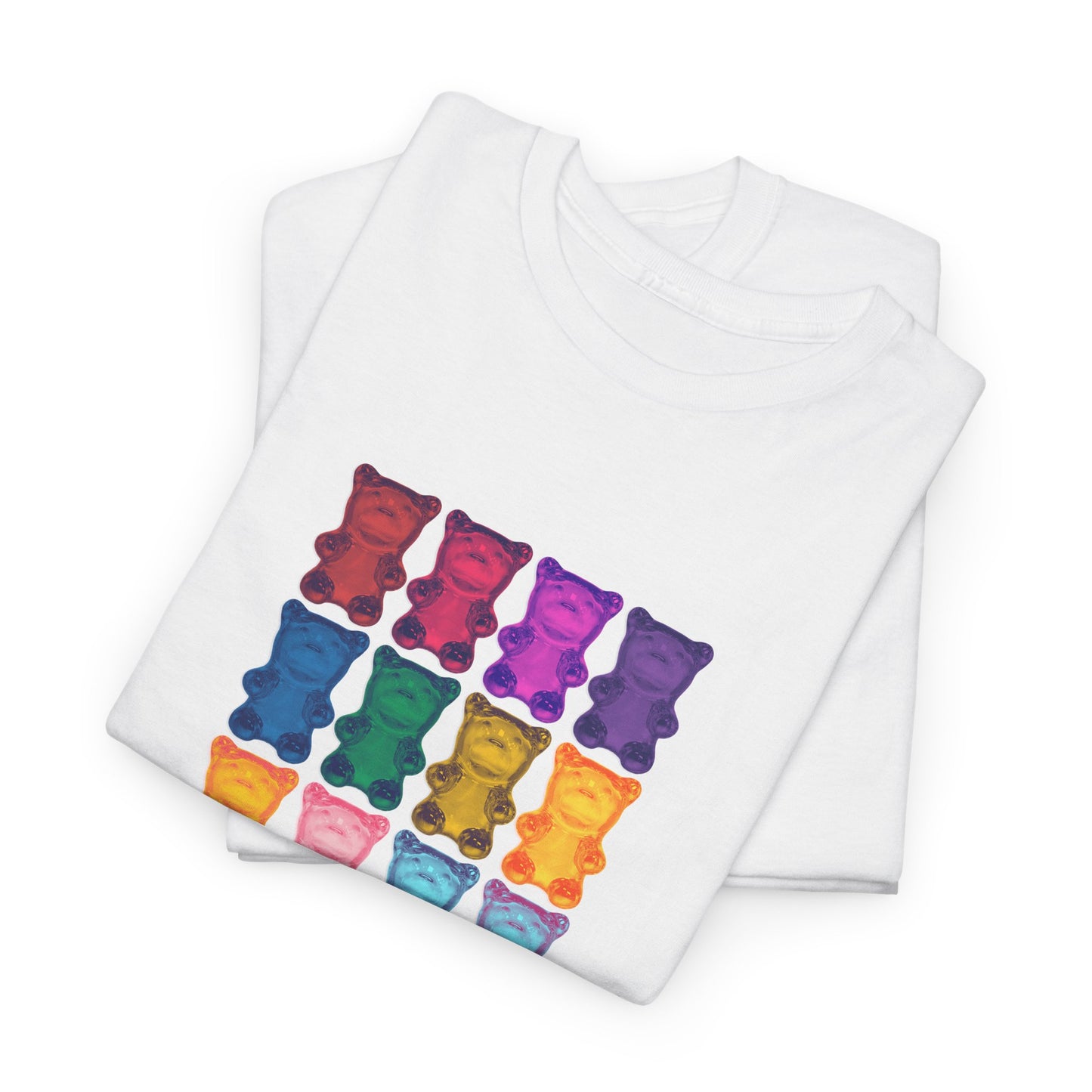 Rainbow Bear - Heavy Cotton Tee