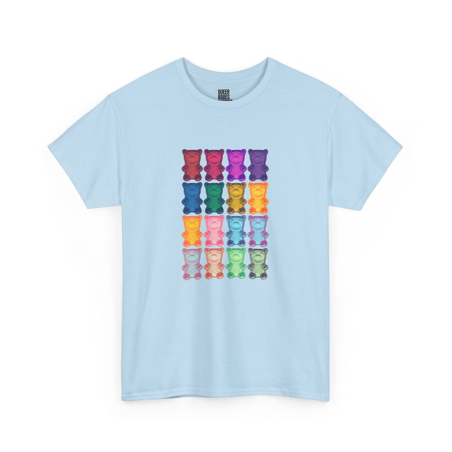 Rainbow Bear - Heavy Cotton Tee