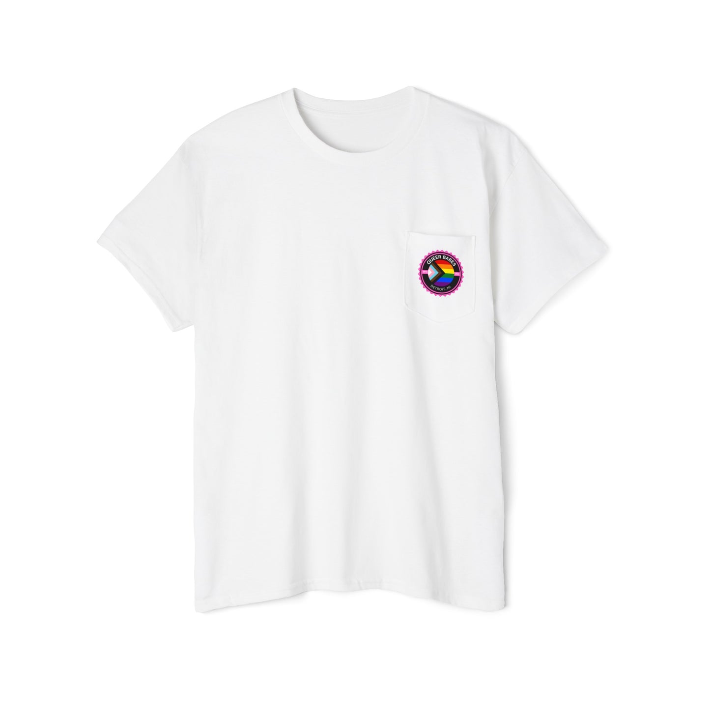 QUEER BABES - Heavy Cotton Pocket Tee