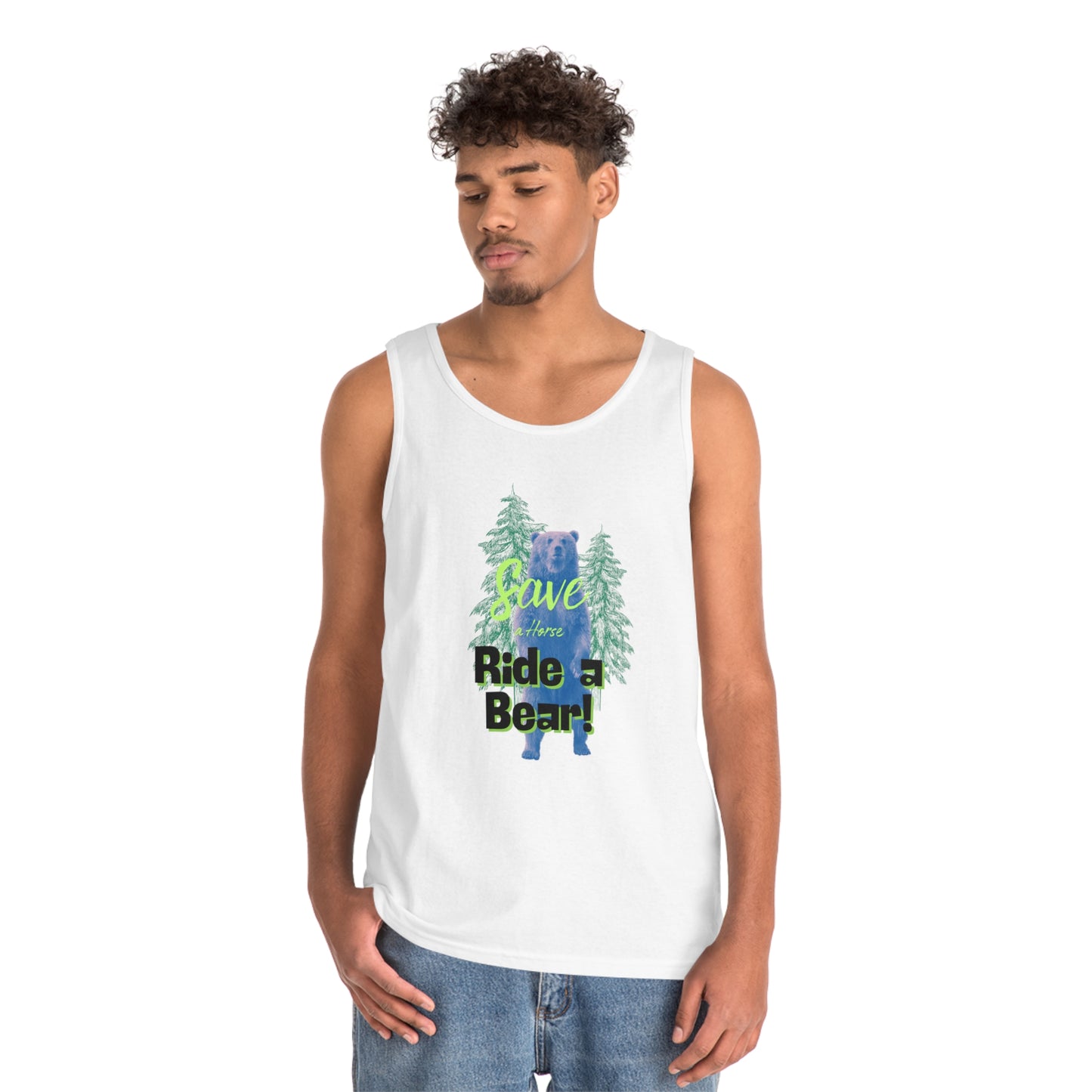 Ride a Bear - Cotton Tank Top