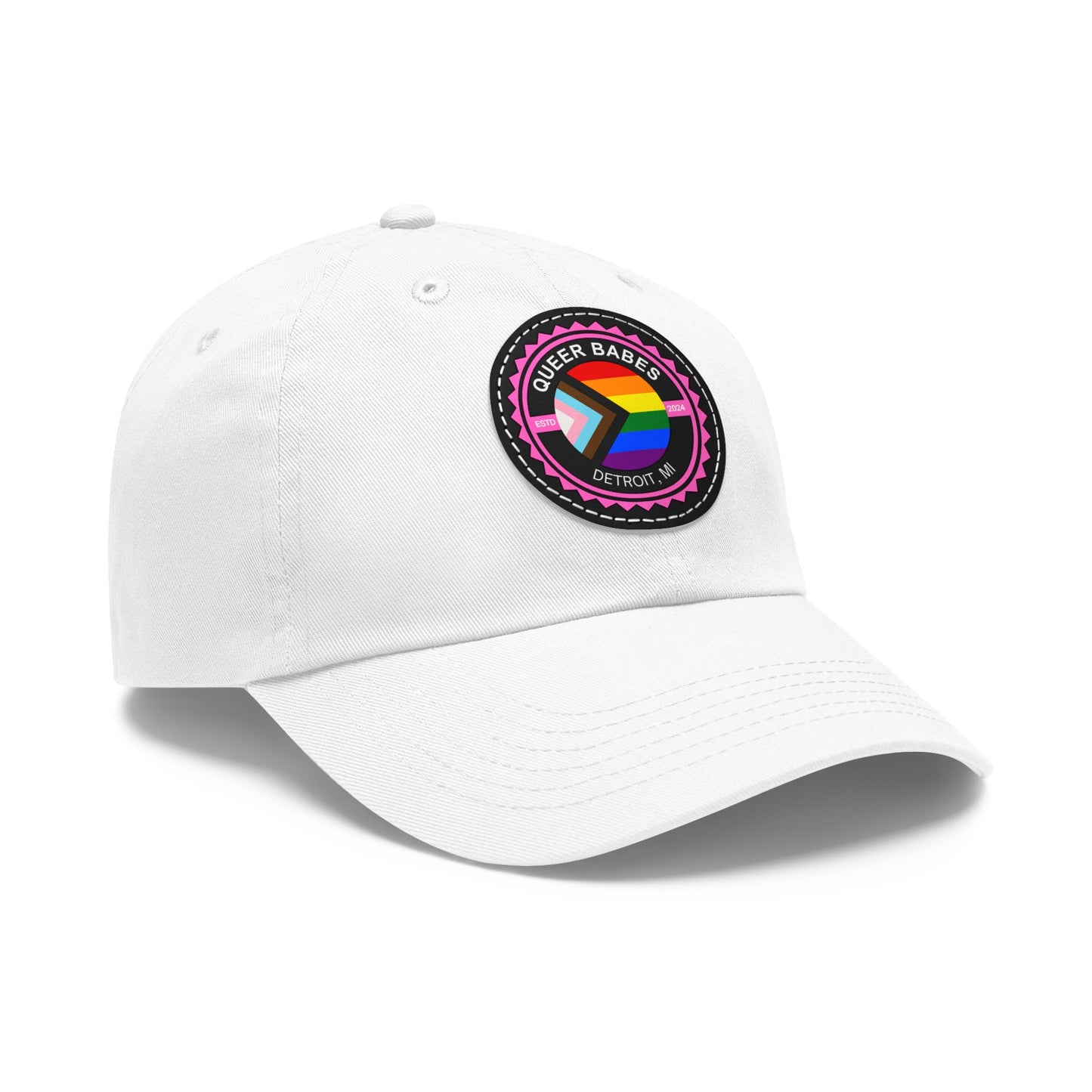 QUEER BABES - Dad Hat with Leather Patch