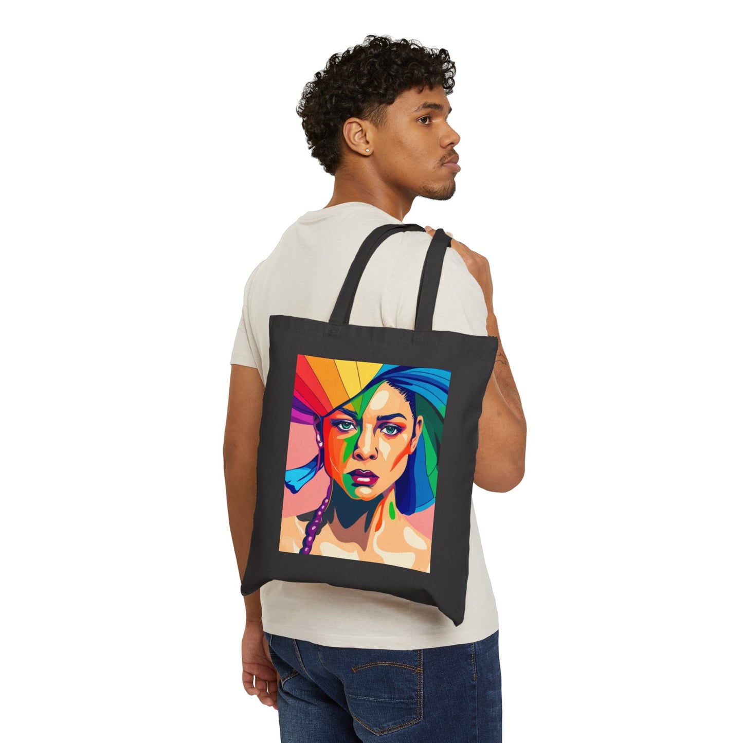 Strong Queer Pride Totes Gay Cotton Canvas Tote Bag