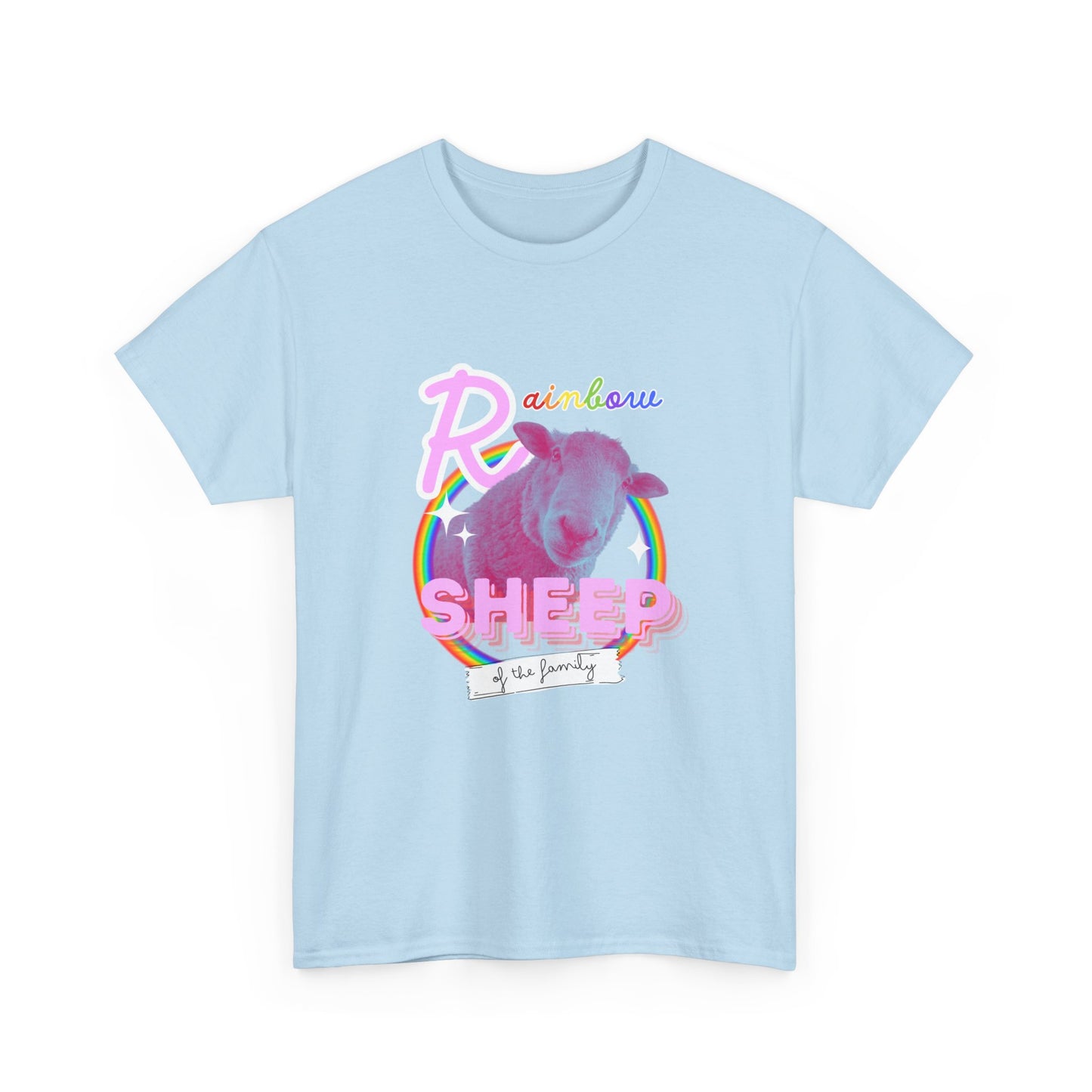 Rainbow Sheep - Heavy Cotton Tee