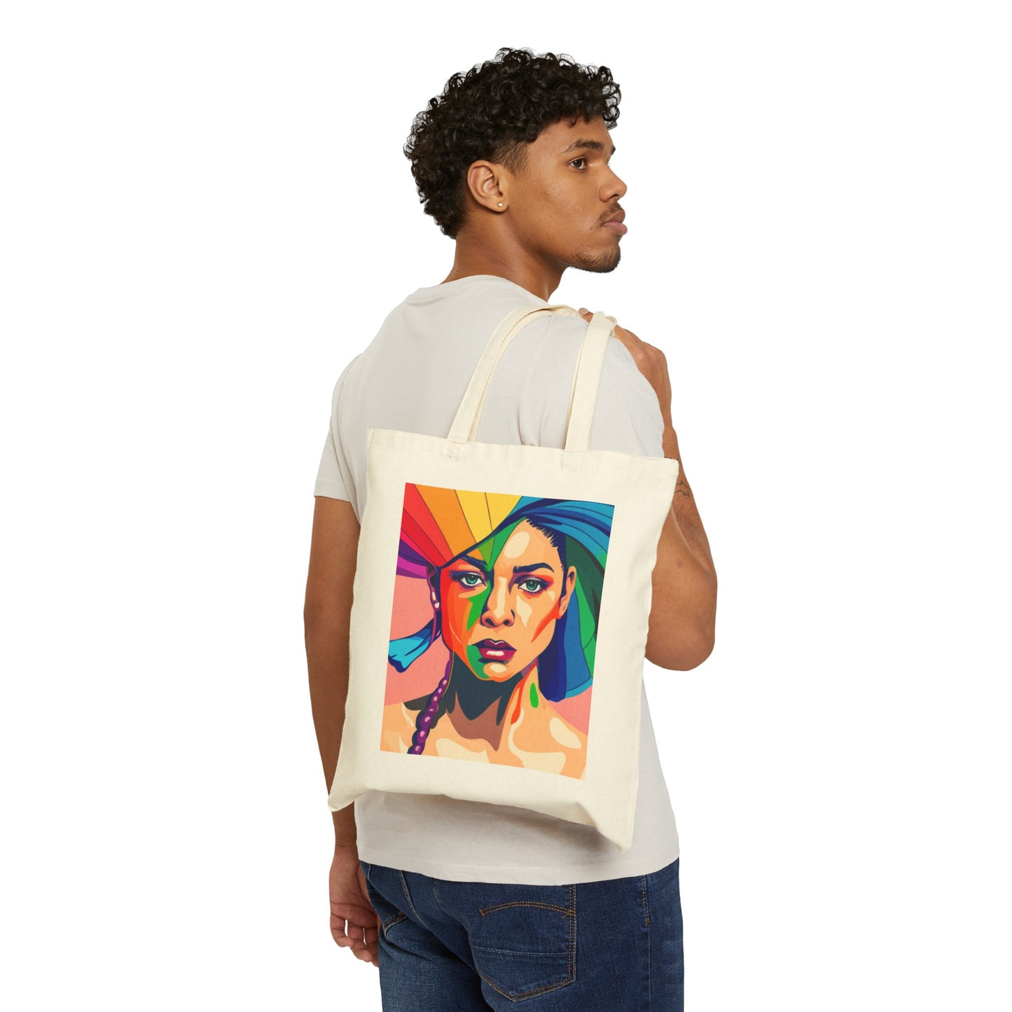 Strong Queer Pride Totes Gay Cotton Canvas Tote Bag