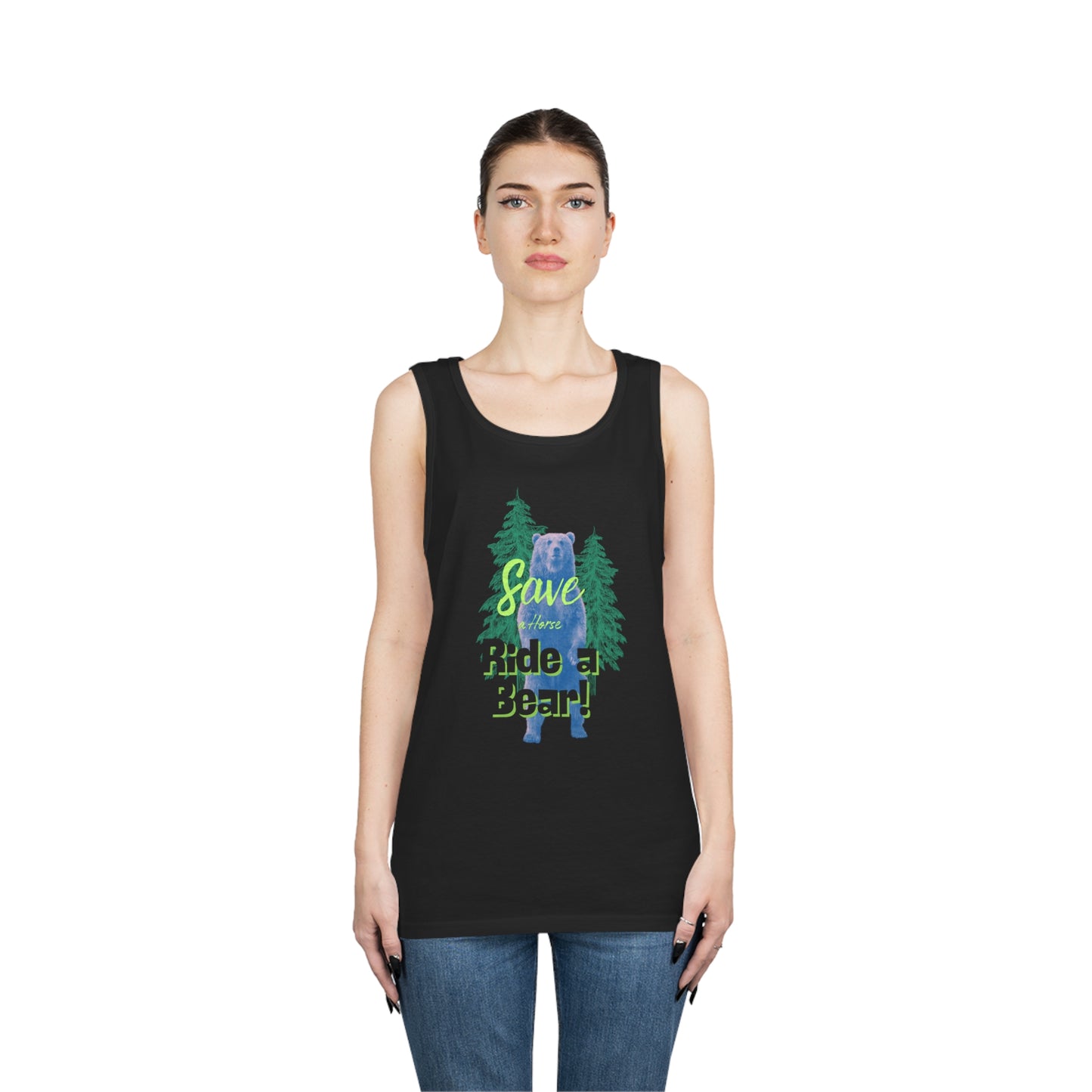 Ride a Bear - Cotton Tank Top