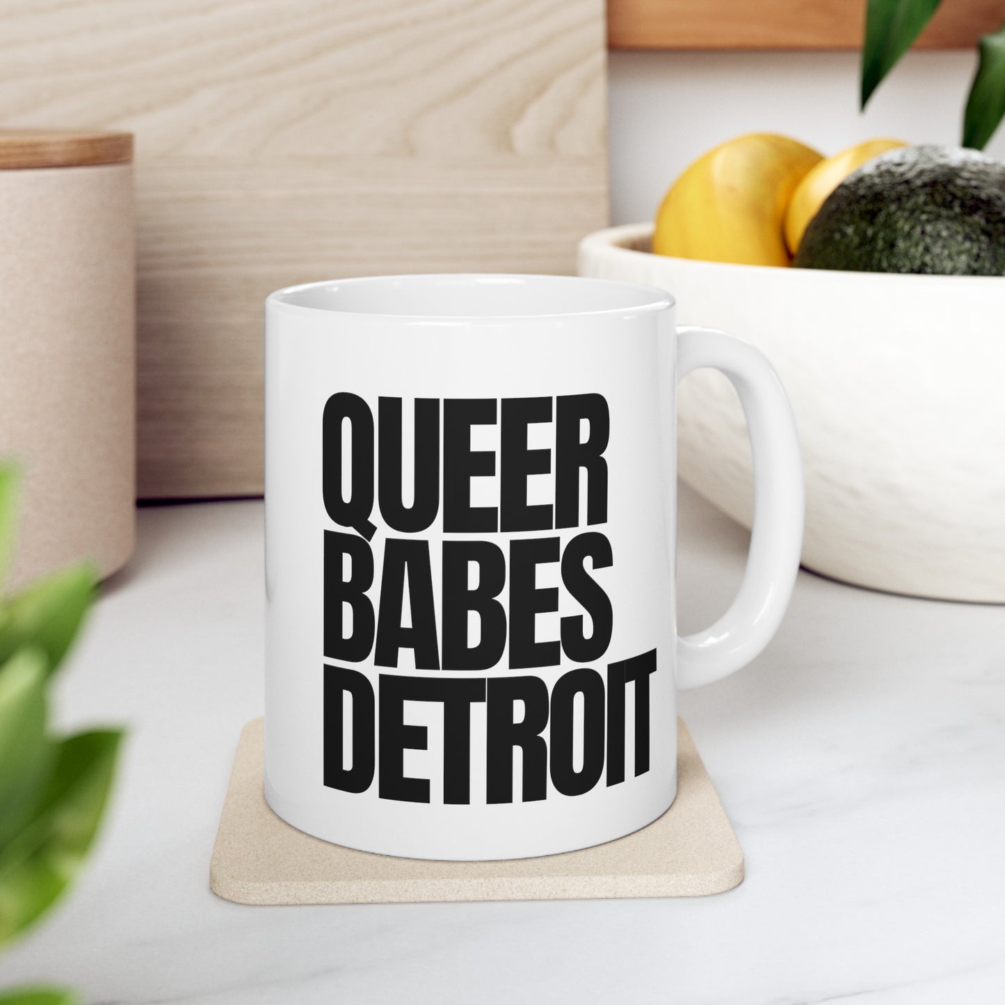 QUEER BABES DETROIT - Mug (11oz)