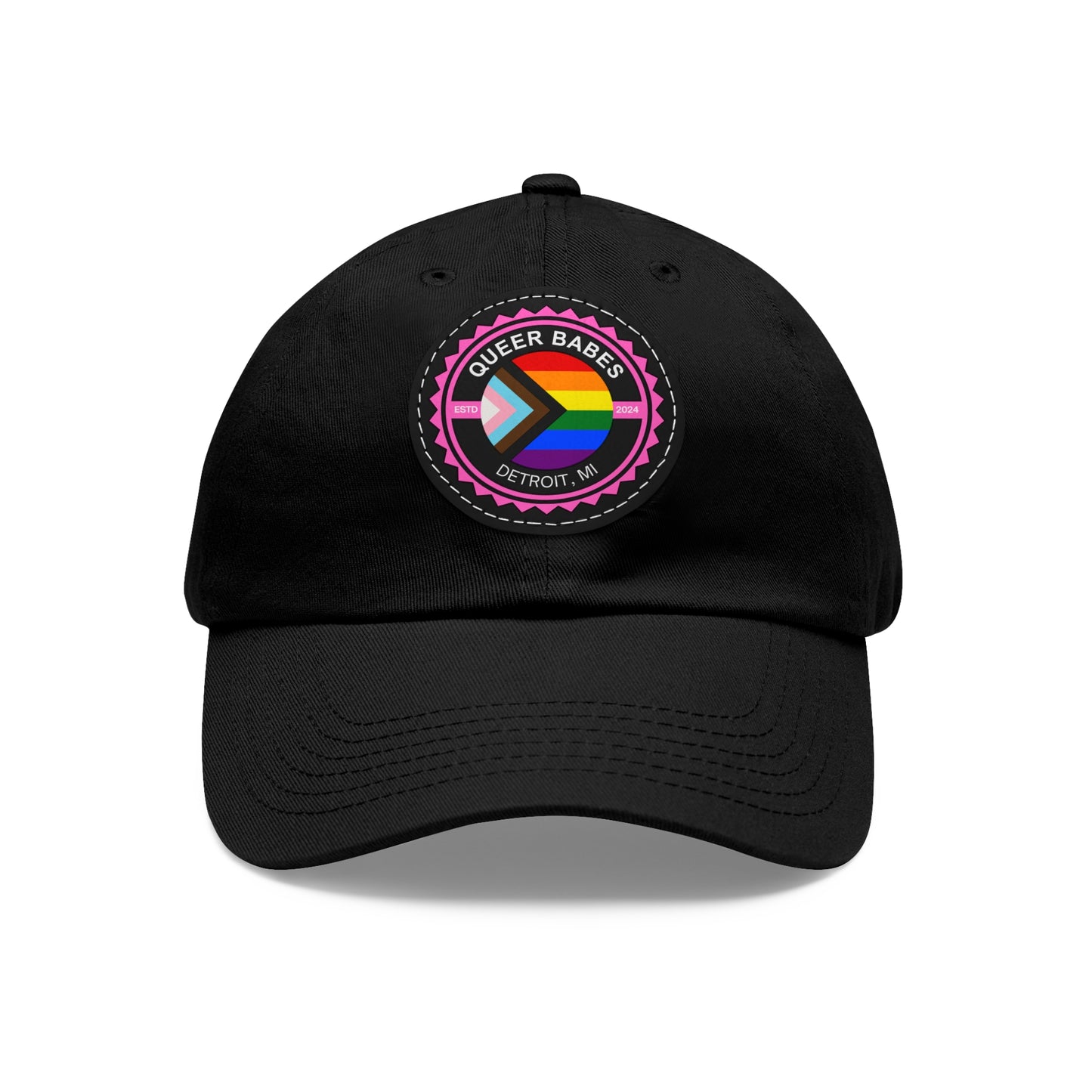 QUEER BABES - Dad Hat with Leather Patch