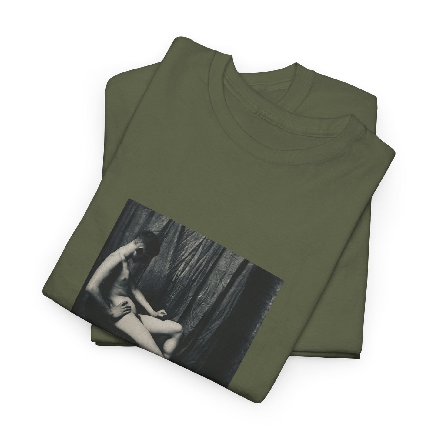 Reclining Dude in the Nude - Heavy Cotton Tee