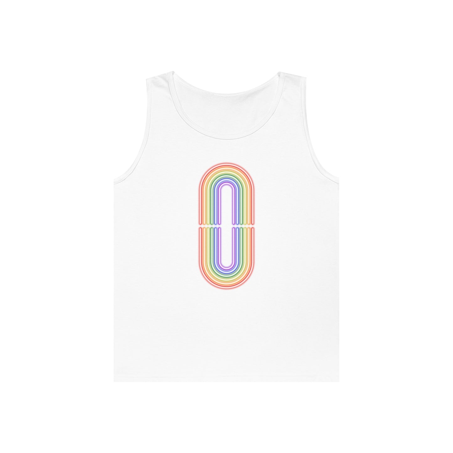 Neon Rainbow - Cotton Tank Top