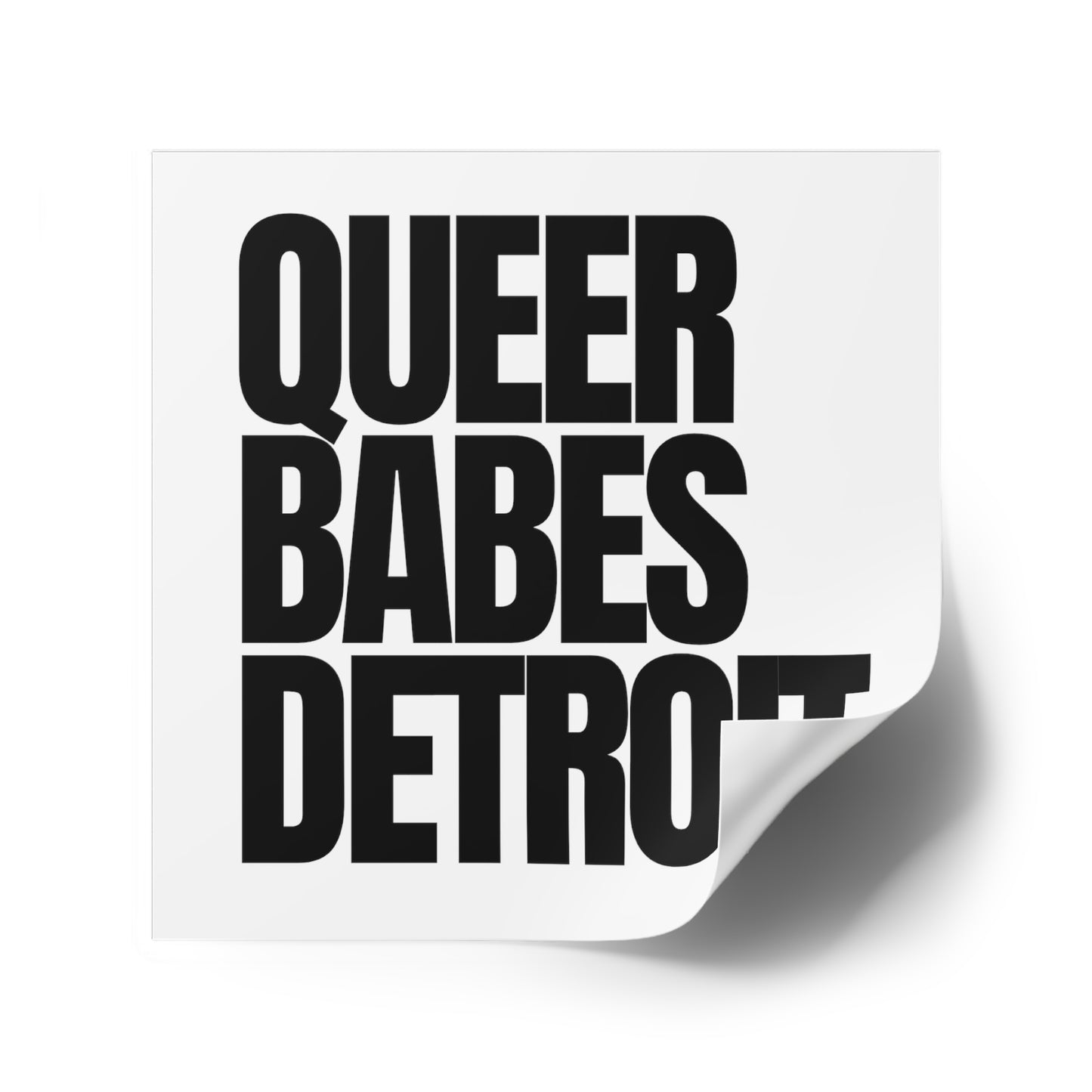 QUEER BABES DETROIT - Vinyl Sticker (Indoor\Outdoor)