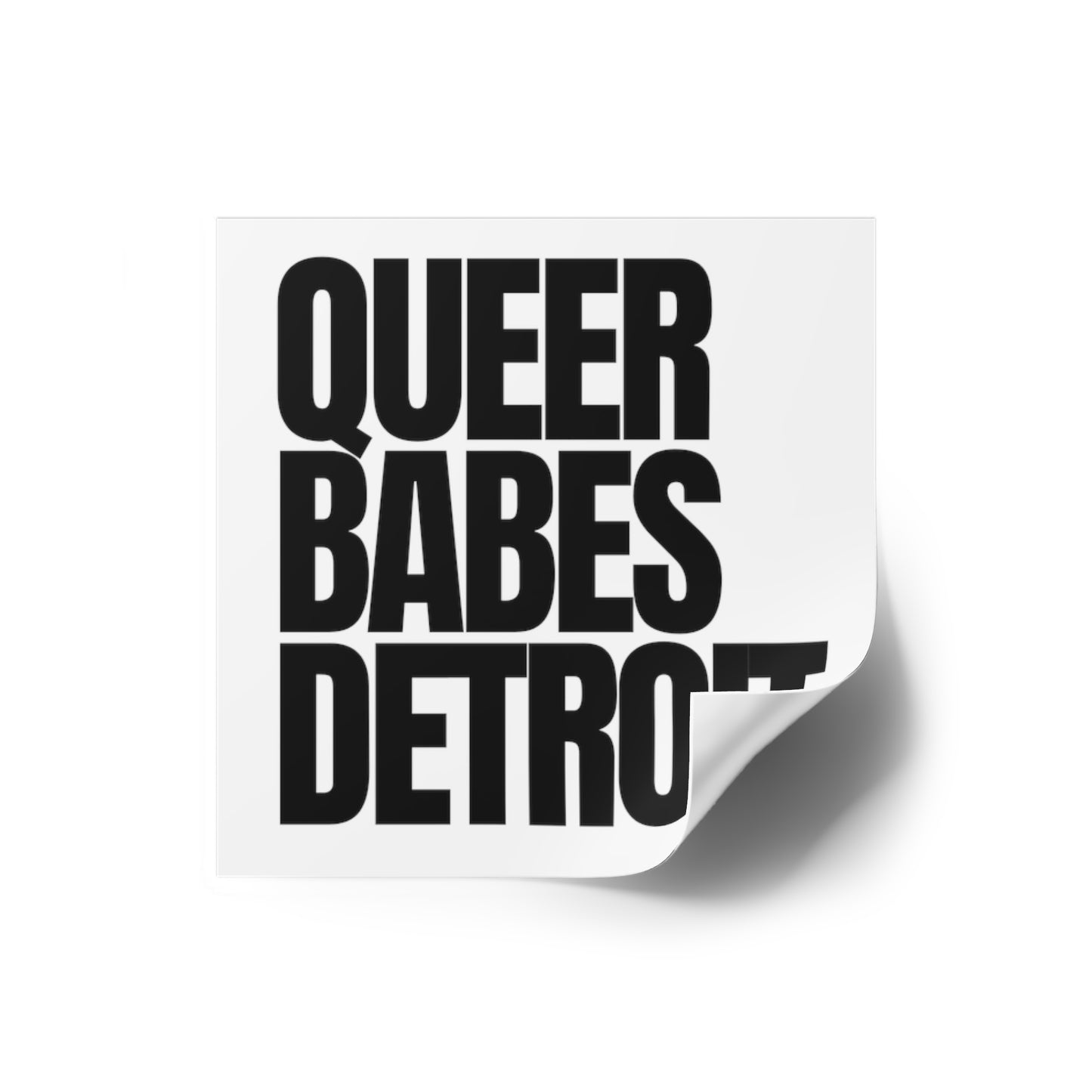 QUEER BABES DETROIT - Vinyl Sticker (Indoor\Outdoor)