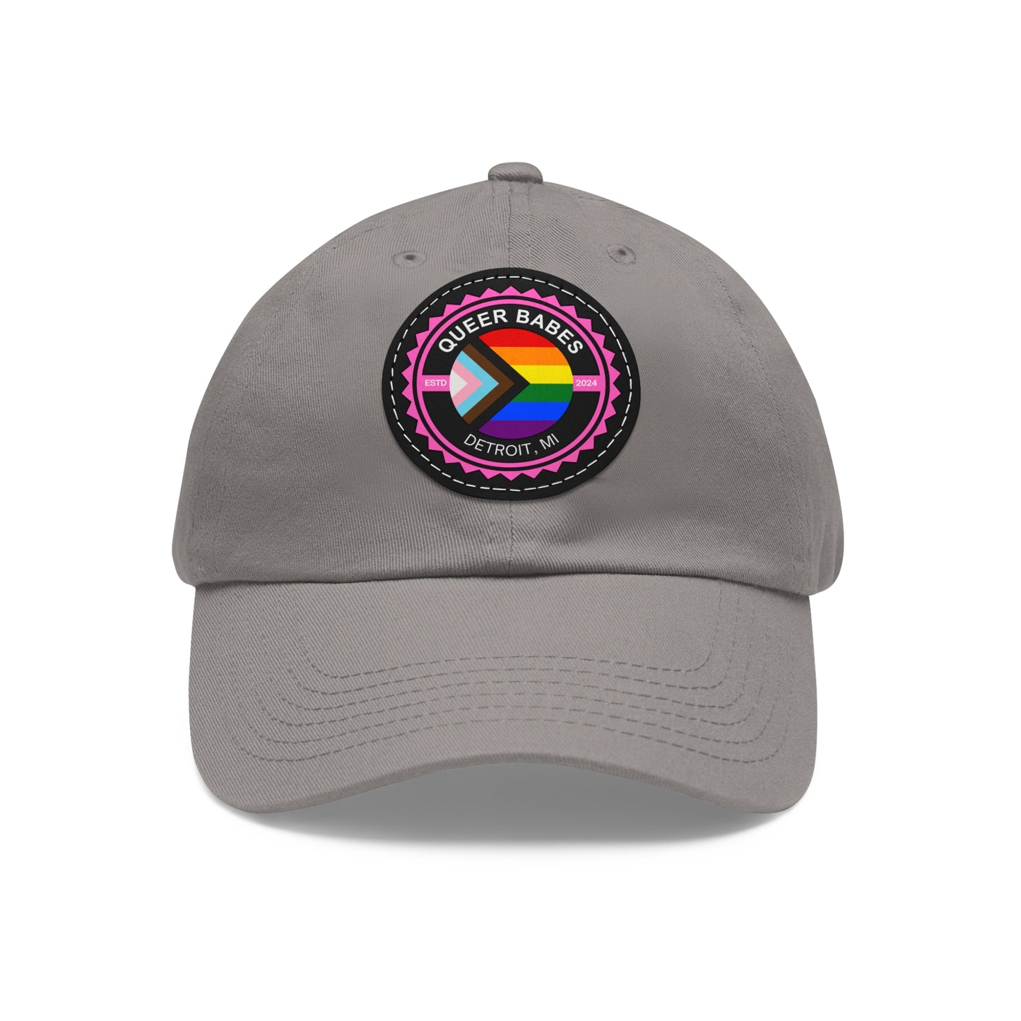 QUEER BABES - Dad Hat with Leather Patch