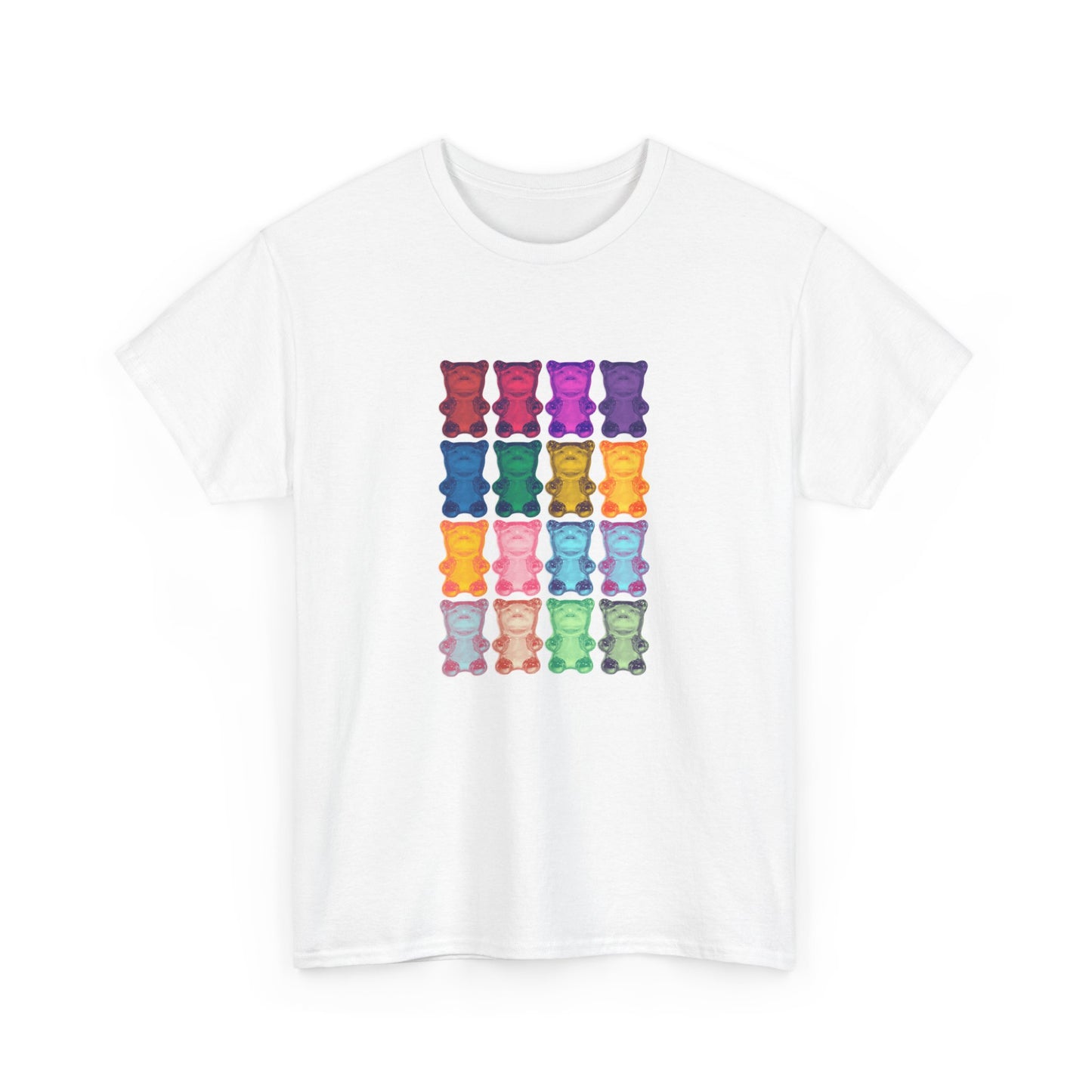 Rainbow Bear - Heavy Cotton Tee