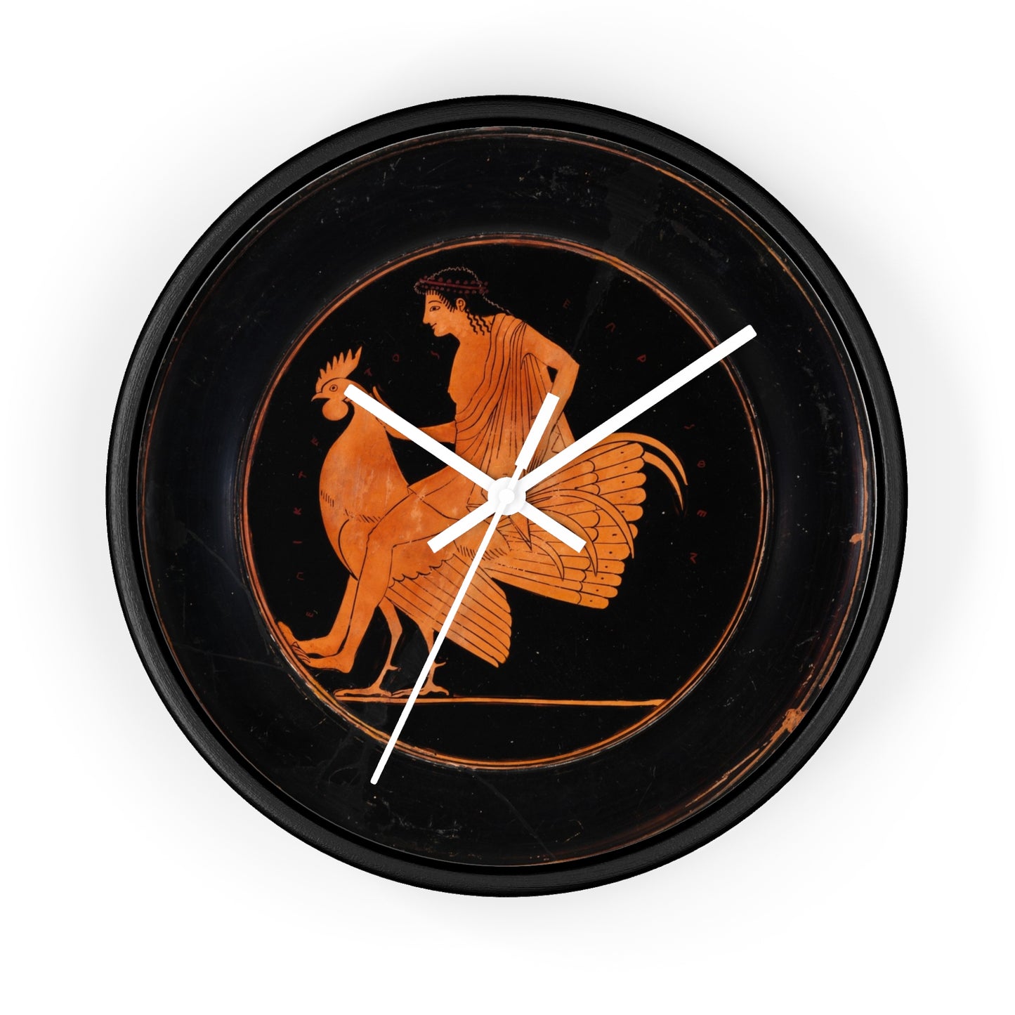 Classic Cock Riding Wall Clock