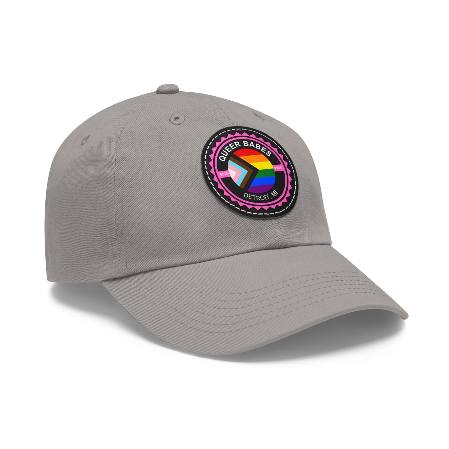 QUEER BABES - Dad Hat with Leather Patch