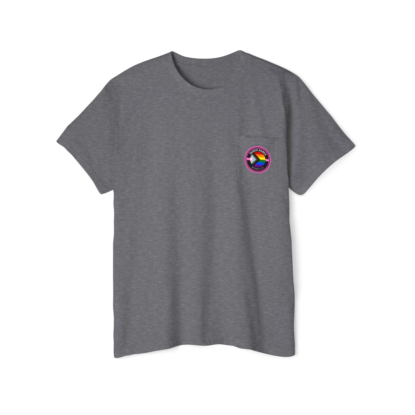 QUEER BABES - Heavy Cotton Pocket Tee