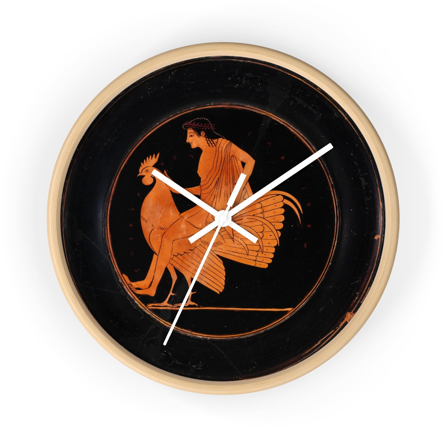 Classic Cock Riding Wall Clock