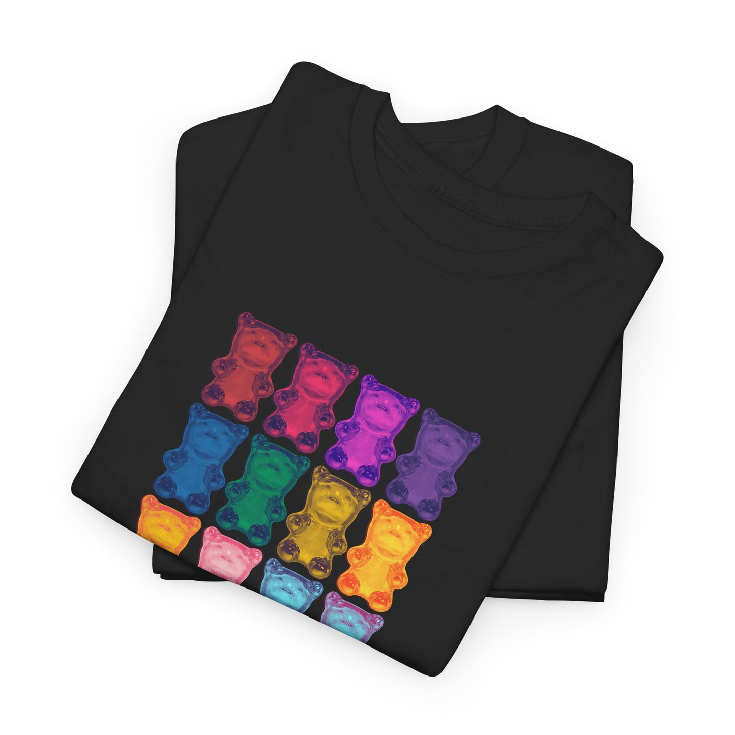 Rainbow Bear - Heavy Cotton Tee