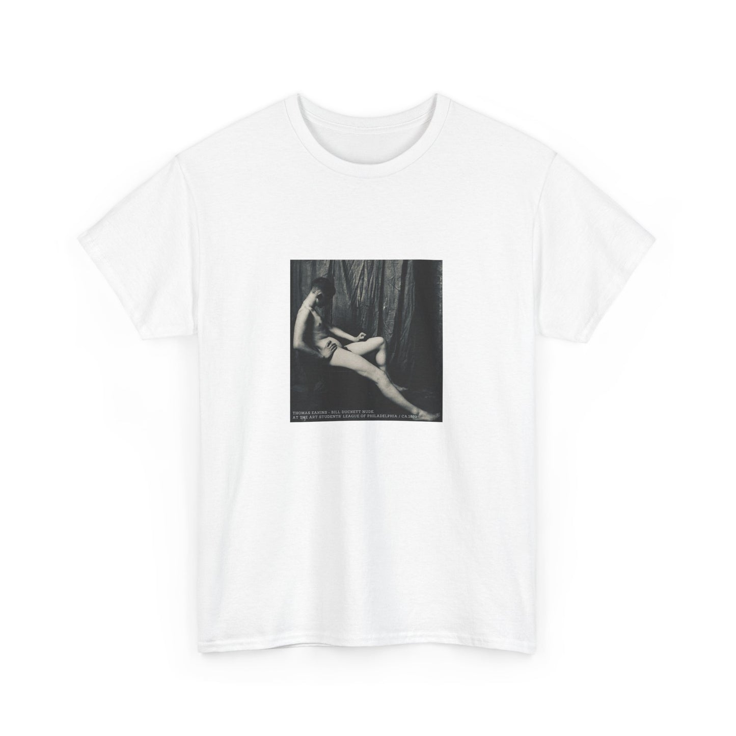 Reclining Dude in the Nude - Heavy Cotton Tee