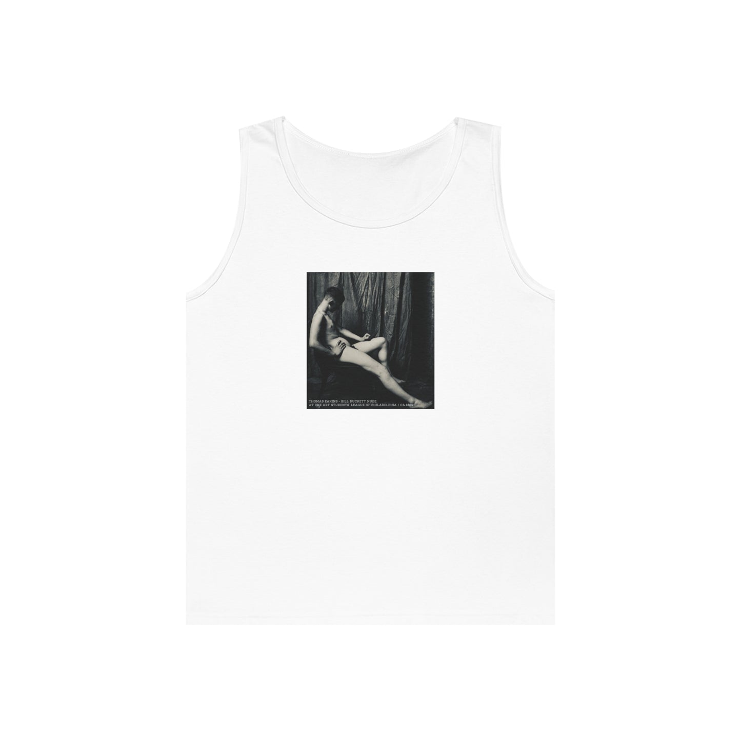 Reclining Dude In The Nude - Cotton Tank Top