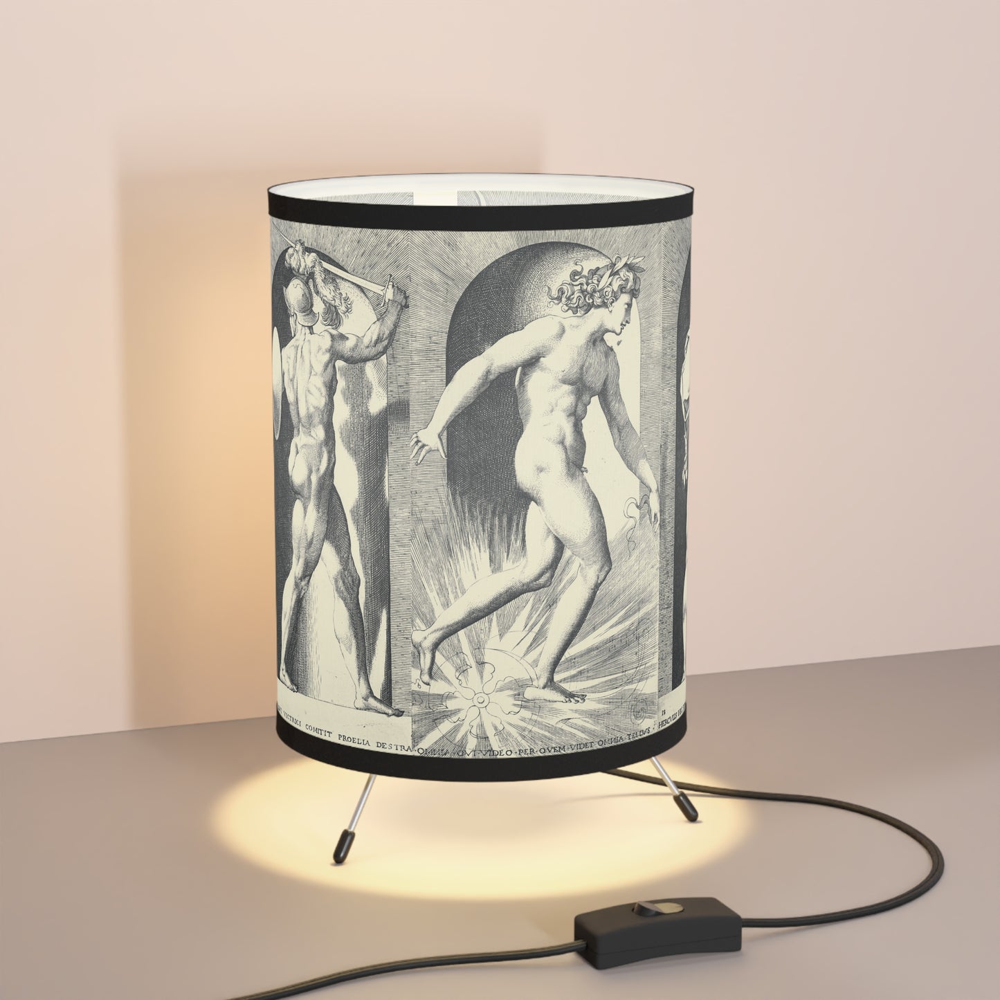 Mythological Gods - Tripod Lamp