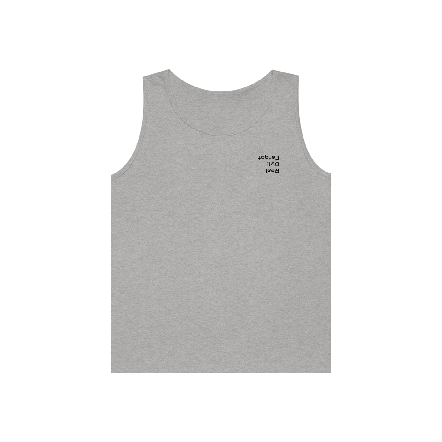 “Real Det. Fa*got” Unisex Heavy Cotton Tank Top