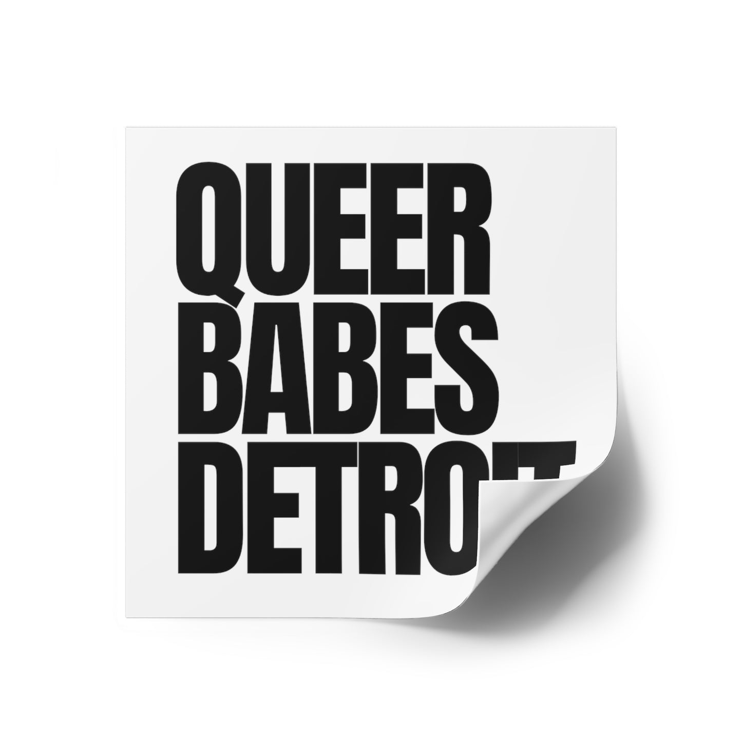 QUEER BABES DETROIT - Vinyl Sticker (Indoor\Outdoor)